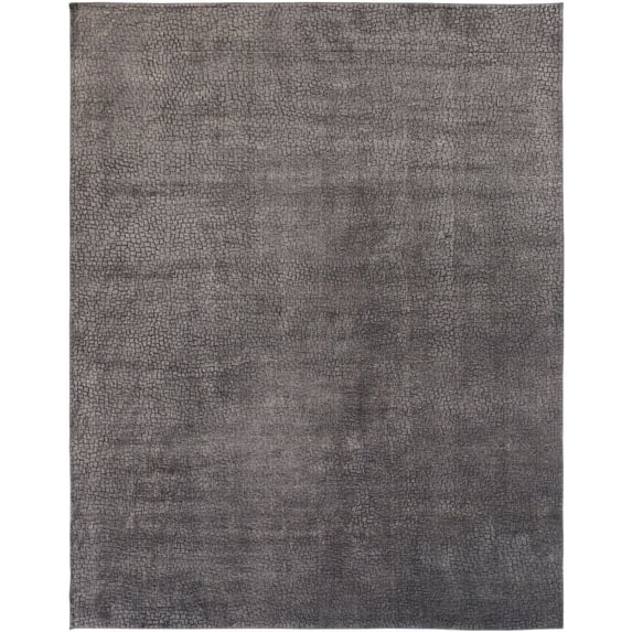 Kalaty Renzo Area Rug RZ-544 Charcoal Faded Shaded 2' 6" x 10' Rectangle