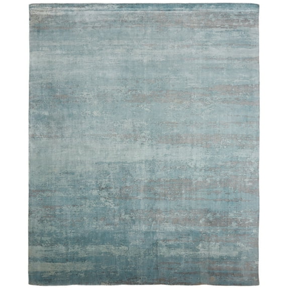 Kalaty Remy Area Rug RY-062 Blue Single-Color Monotone 8' x 10' Rectangle
