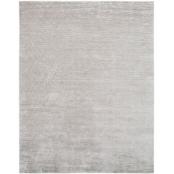 Kalaty Renzo Area Rug RZ-540 Silver Worn Gradient 9' 6" x 13' Rectangle