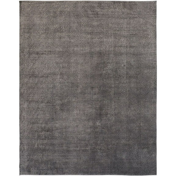 Kalaty Renzo Area Rug RZ-544 Charcoal Faded Shaded 7' 6" x 9' 6" Rectangle