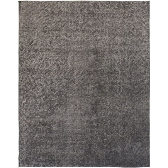Kalaty Renzo Area Rug RZ-544 Charcoal Faded Shaded 7' 6" x 9' 6" Rectangle