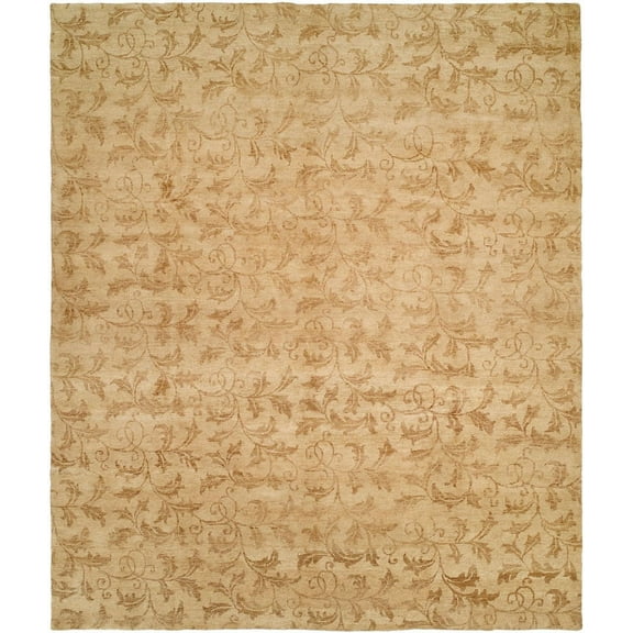 Kalaty Royal Manner Derbysh Area Rug RM-725 Ivory Bulbs Vines 8' x 10' Rectangle