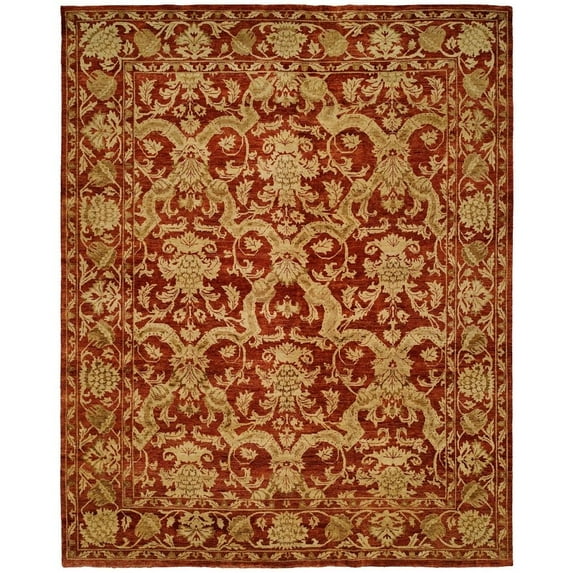 Kalaty Royal Manner Estates Area Rug RE-867 Red 2' x 3' Rectangle