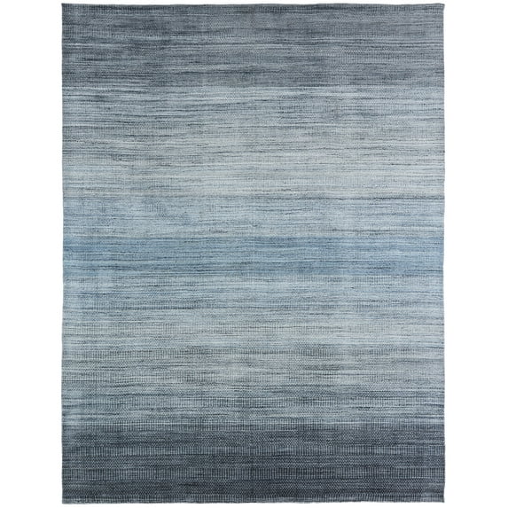 Kalaty Serenity Area Rug SE-208 Blue Rows Bars 8' 6" x 11' 6" Rectangle