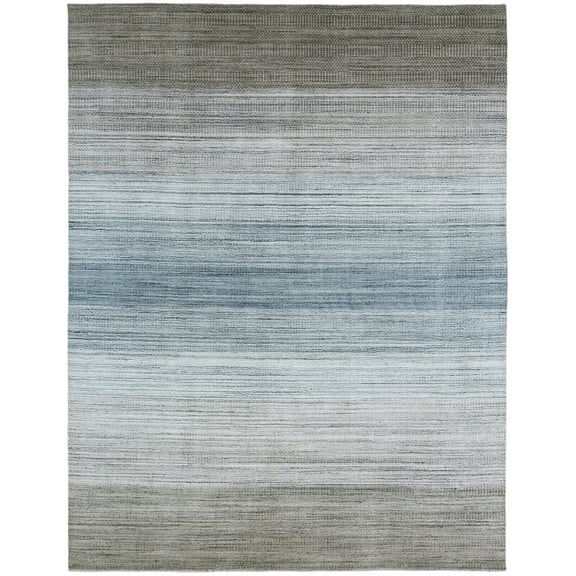 Kalaty Serenity Area Rug SE-209 Blue Banded Rows 2' x 3' Rectangle