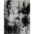 thumbnail image 1 of Kalaty Solstice Area Rug SC-059 Black / Zinc Distressed Cracked 2' 6" x 10' Rectangle, 1 of 2