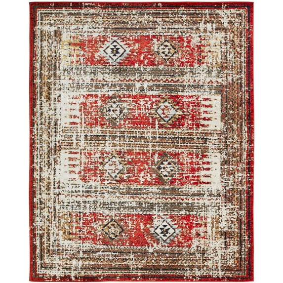 Kalaty Solstice Area Rug SC-062 Canyon Red Faded Shaded 2' x 3' Rectangle