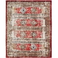 thumbnail image 1 of Kalaty Solstice Area Rug SC-062 Canyon Red Faded Shaded 5' 3" x 7' 6" Rectangle, 1 of 3