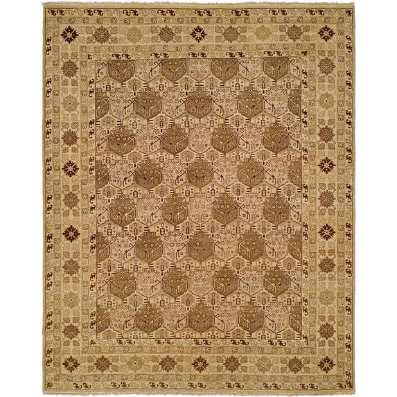 Kalaty Sonata Area Rug SN-841 Multi Bulbs Rings 4' x 6' Rectangle