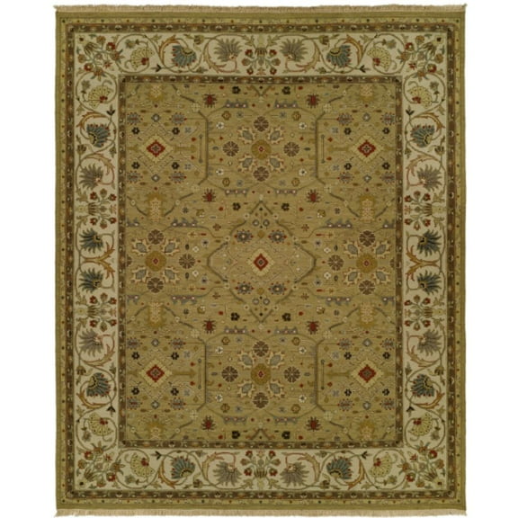 Kalaty Soumak Area Rug SU-474 Traditional Green Traditional, 2' x 3', Green