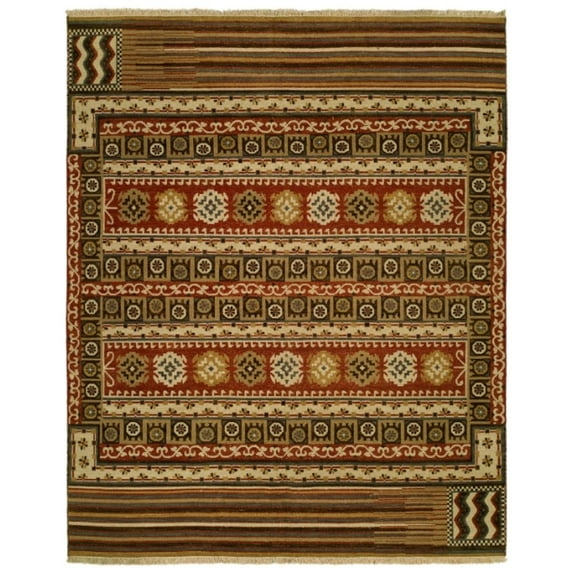 Kalaty Soumak Area Rug SU-481 Traditional Multi Traditional, 6' x 9', Multi