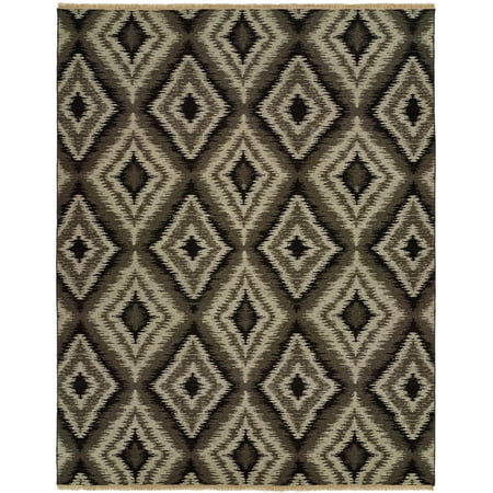 Kalaty Soumak Natural Area Rug SL-247 Pebble Diagonals Lines 2' x 3' Rectangle