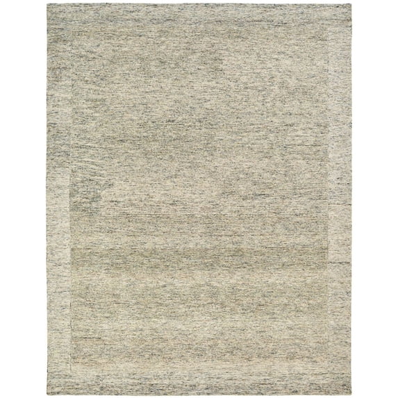 Kalaty Spectra Area Rug ST-528 Green Banded Waves 5' 6" x 8' 6" Rectangle