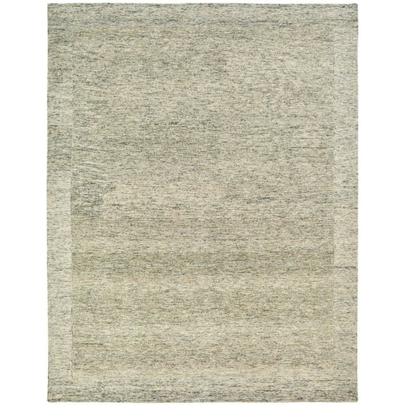 Kalaty Spectra Area Rug ST-528 Green Banded Waves 8' 6" x 11' 6" Rectangle
