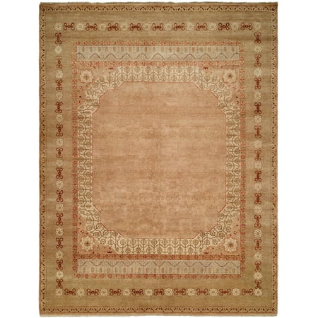 Kalaty Tahara Area Rug TH-378 Rsebeige Gradient Petals 4' x 6' Rectangle