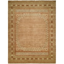 Kalaty Tahara Area Rug TH-378 Rsebeige Gradient Petals 4' x 6' Rectangle