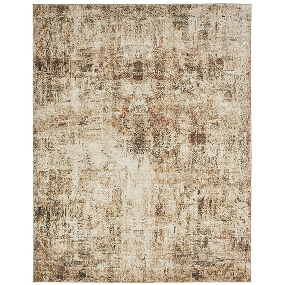 Kalaty Theory Area Rug TY-672 Sand Tones Vintage Stained 2' x 3' Rectangle