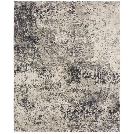 Kalaty Theory Area Rug TY-676 Flax / Graphite Faded Shaded 8' x 10' Rectangle