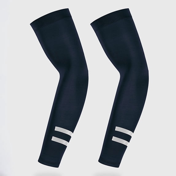 Kalauyu Arm Sleeves for Men UV Protection Cooling Compression Sleeves with Reflective Strip, Sun Protection Sleeves