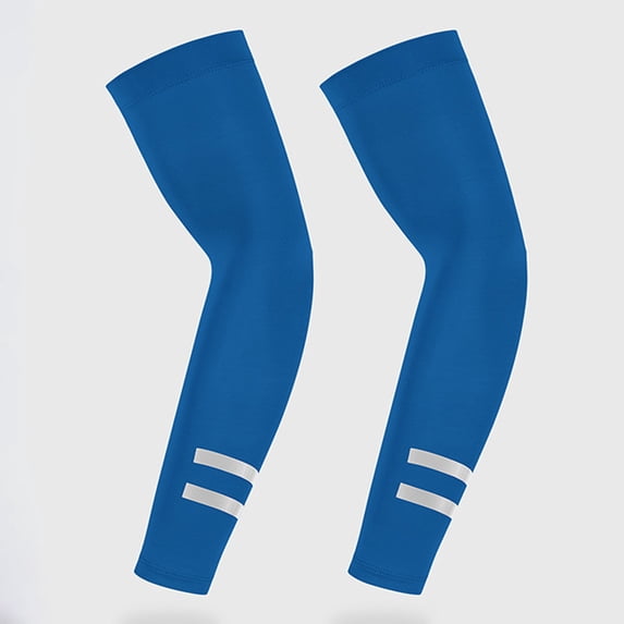 Kalauyu Arm Sleeves for Men UV Protection Cooling Compression Sleeves with Reflective Strip, Sun Protection Sleeves