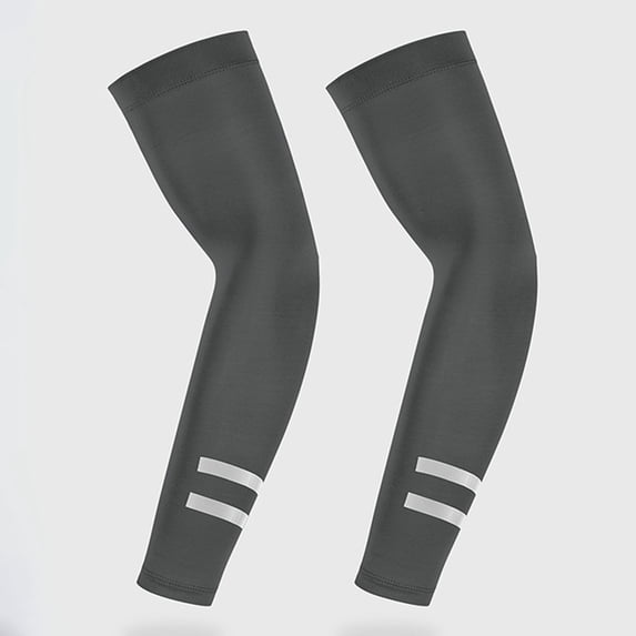 Kalauyu Arm Sleeves for Men UV Protection Cooling Compression Sleeves with Reflective Strip, Sun Protection Sleeves