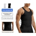 thumbnail image 1 of Kalauyu Compression Shapewear Workout Tank Tops for Men Slimming Tummy Control Undershirts Breathable Stretch Sleeveless Workout Body Shaper Tank Tees, 1 of 9