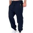 thumbnail image 1 of Kalauyu Men's Athletic Sweatpants Active Jogger Cargo Pants for Men with Pockets Tapered Drawstring Gym Running Track Pants, 1 of 8