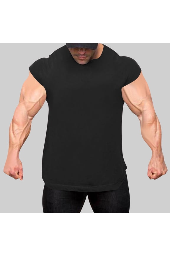 Men's Bodybuilding Stringer Tank Top Sleeveless Gym Muscle Shirts Summer