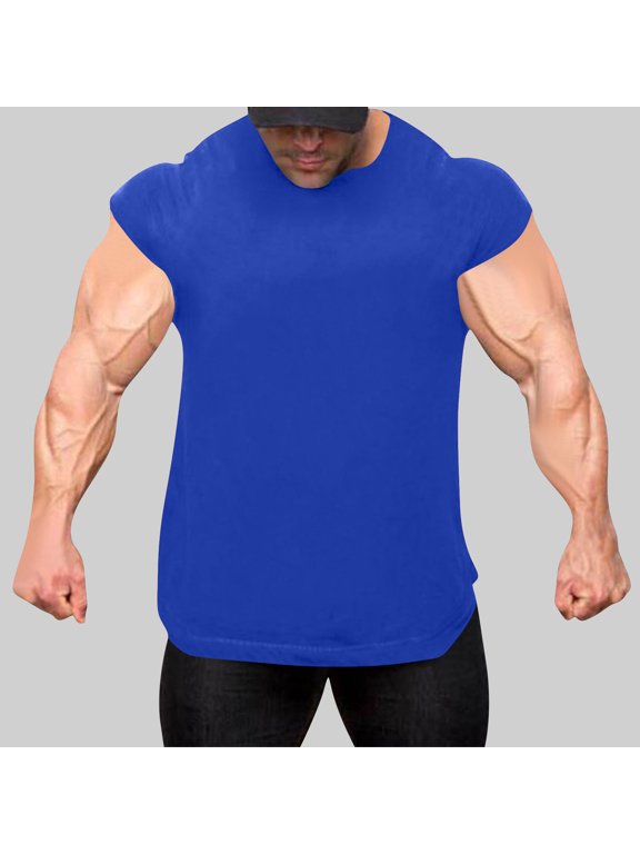Men's Bodybuilding Stringer Tank Top Sleeveless Gym Muscle Shirts Summer