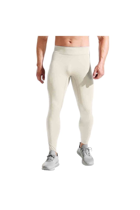 Men’s Compression Pants Athletic Running Leggings Tights Quick Dry Base Layer for Basketball Sports