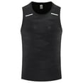 thumbnail image 1 of Kalauyu Men's Dry Fit Quick Dry Sleeveless T Shirts Mesh Fitness Gym Muscle Running Tank Tops Base Layer Tees for Gym, 1 of 5