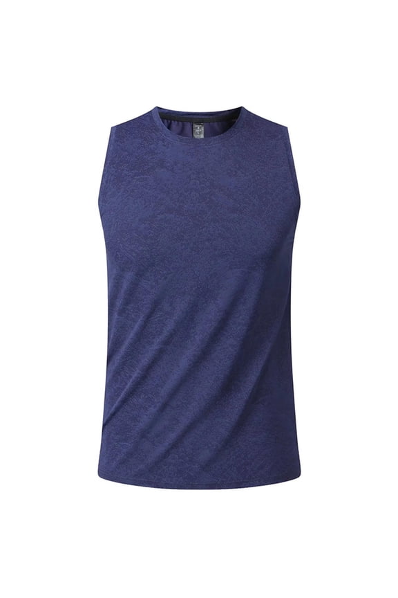 Men's Dry Fit Quick Dry Sleeveless T Shirts Mesh Fitness Gym Muscle Running Tank Tops Base Layer Tees for Gym