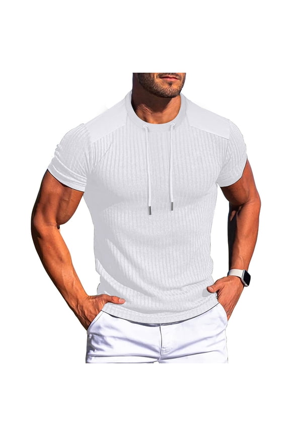 Men's Muscle T-Shirt Raglan Sleeve Bodybuilding Gym Tee Short Sleeve Fashion Workout Shirts Knitting Cotton Hipster Shirt