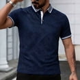 thumbnail image 1 of Kalauyu Men's Polo Shirts 3 Buttons Casual Work T Shirts Short Sleeve Golf Shirt Outdoor Performance, 1 of 8