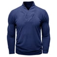 thumbnail image 1 of Kalauyu Men's Shirt Long Sleeve Front Placket Pullover T Shirt Tops Fall Winter Spring, 1 of 7