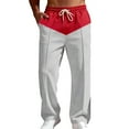 thumbnail image 1 of Kalauyu Men's Sweatpants Joggers Casual Pants Open Bottom with Pockets for Hiking Athletic Fitness, 1 of 9
