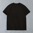thumbnail image 1 of Kalauyu Men's T-Shirts Cotton Short Sleeve Crewneck Tees Shirts Summer Casual Solid Basic Tops, 1 of 3