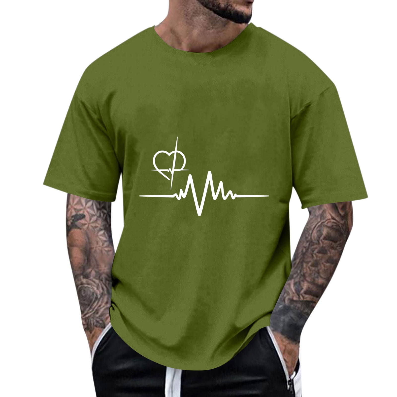 T-shirt Rogue CrossFit Homme XL Orange - Imprimé Graphique, Manches Courtes, Col Rond, Occasion Parfait état