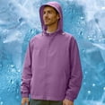thumbnail image 1 of Kalauyu Men's UPF 50+ Light Jacket Full Zipper, Sun Protection Hoodie Jacket Long Sleeve Lightweight, Fishing,Outdoor Running, 1 of 6