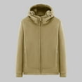 thumbnail image 1 of Kalauyu Men's Ultra Soft Sherpa Lined Hoodie - Full Zip Fleece Lining Heavy Duty Sweatshirts, 1 of 5