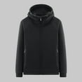 thumbnail image 1 of Kalauyu Men's Ultra Soft Sherpa Lined Hoodie - Full Zip Fleece Lining Heavy Duty Sweatshirts, 1 of 6