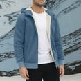 thumbnail image 1 of Kalauyu Men's Zip Up Sherpa Lined Hoodies Thick Fleece Jacket Thermal Hooded Sweatshirt, 1 of 6