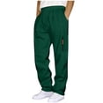 thumbnail image 1 of Kalauyu Mens Joggers with Zipper Pockets Lightweight Athletic Sweatpants Tapered Pants for Men Running Hiking Gym, 1 of 6