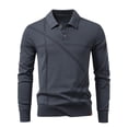 thumbnail image 1 of Kalauyu Mens Knit Sweaters Long Sleeve Vintage Golf Casual Dress Pullover Old Money Tops, 1 of 9