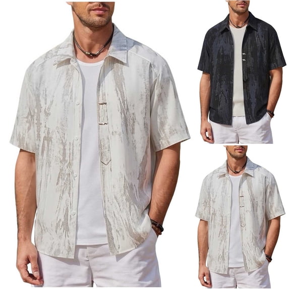 Kalauyu Mens Tee Cotton Shirts Vintage Hipster Hip Hop Basic Longline Crew Neck T-Shirt