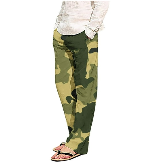 Kalauyu Pajama Pants Soft Lounge Pants Sleepwear with Pockets for Men Under $10