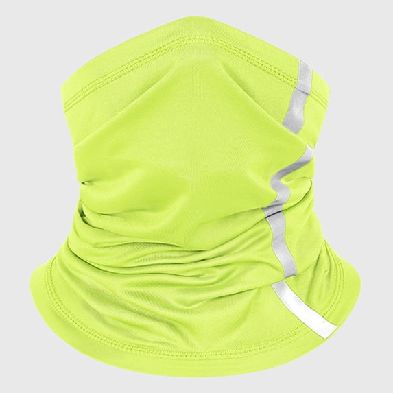 Kalauyu Reflective Strips UV Protection with Neck Gaiter Face Cover Breathable Tube Scarf for Cycling