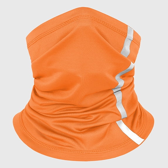 Kalauyu Reflective Strips UV Protection with Neck Gaiter Face Cover Breathable Tube Scarf for Cycling