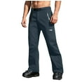 thumbnail image 1 of Kalauyu Snow Pants Unisex Ski Pants for Men Women Waterproof Insulate Softshell Fleece Lined Winter Hiking Snowboard Zipper Bottom Leg, 1 of 9