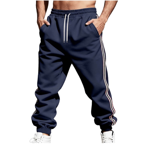 Kalauyu Sweatpants for Men, Fleece, Closed Bottom, Pockets, Tapered Athletic Sweat Pants(Available in Big and Tall)